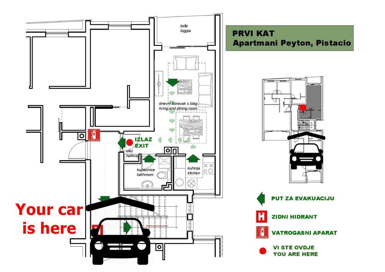 Apartmani Peyton Slavonski Brod Eksteriør billede